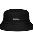 one coffee with extra golf Unstructured Terry Cloth Bucket Hat