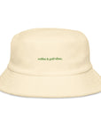 coffee and golf vibes Unstructured Terry Cloth Bucket Hat