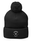 TeeBox Alt Badge Pom-Pom Beanie