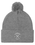 TeeBox Alt Badge Pom-Pom Beanie