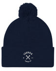 TeeBox Alt Badge Pom-Pom Beanie