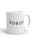 TeeBox Upside Down White Mug