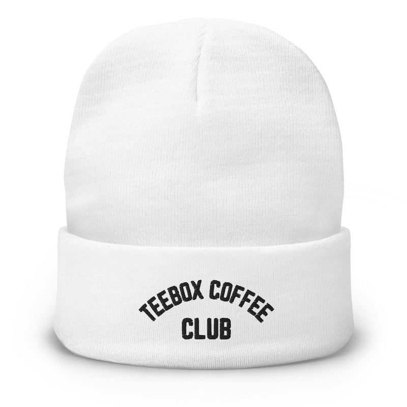 TeeBox Coffee Club Embroidered Beanie