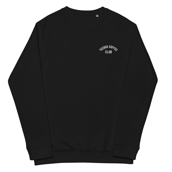 Unisex TeeBox Coffee Club Organic Raglan Sweatshirt