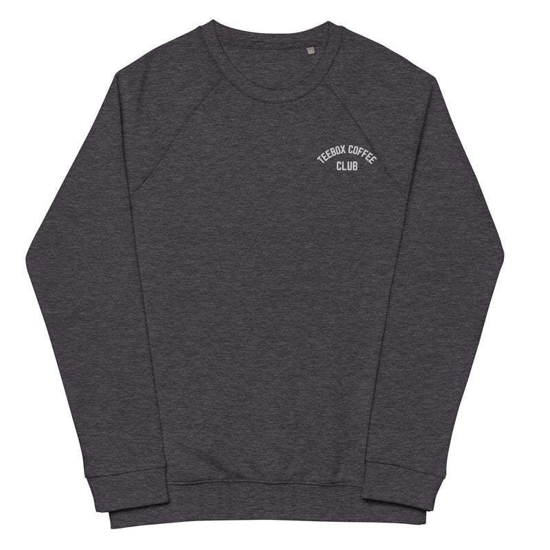 Unisex TeeBox Coffee Club Organic Raglan Sweatshirt