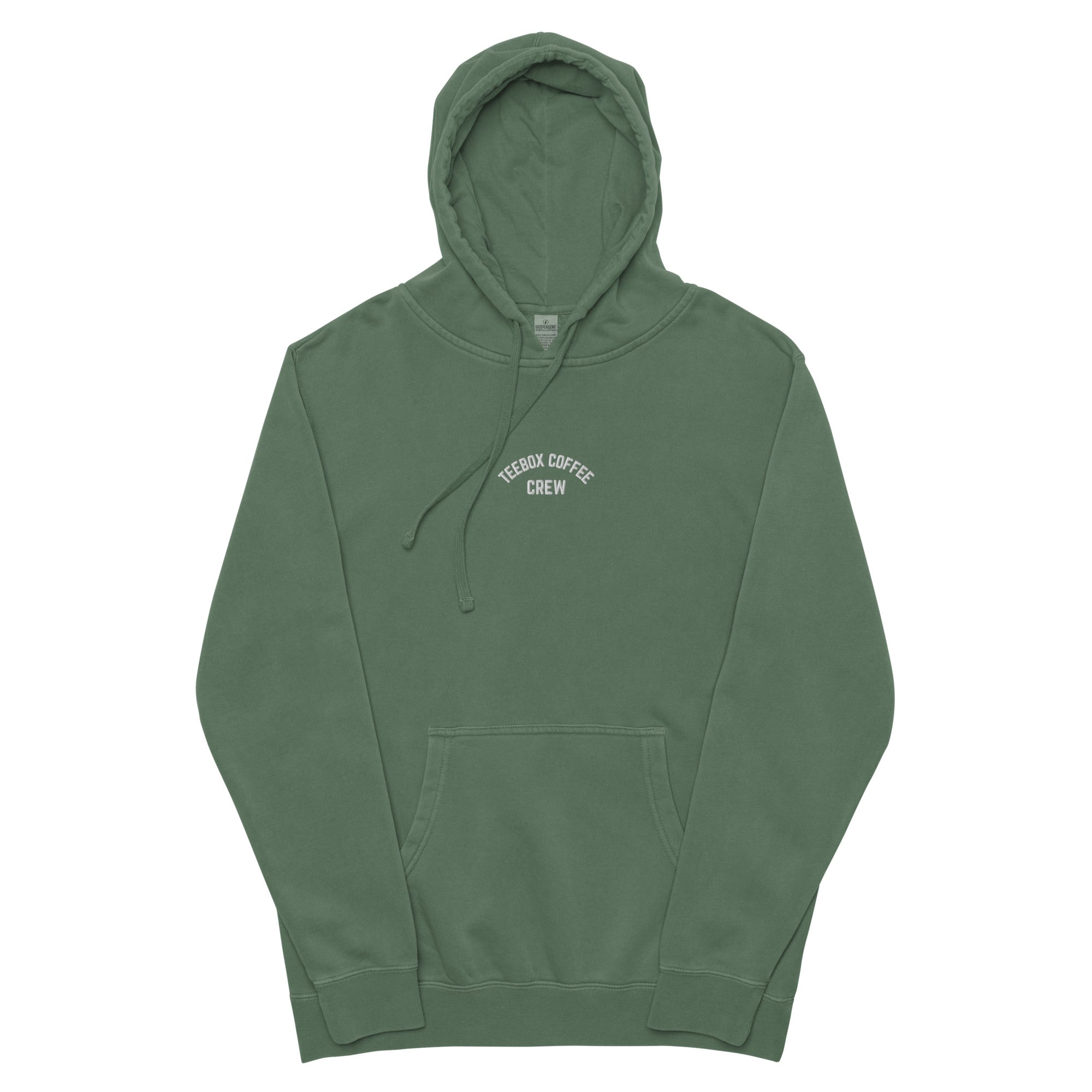 TeeBox Coffee Crew Pigment-Dyed Hoodie – TeeBox Coffee Co