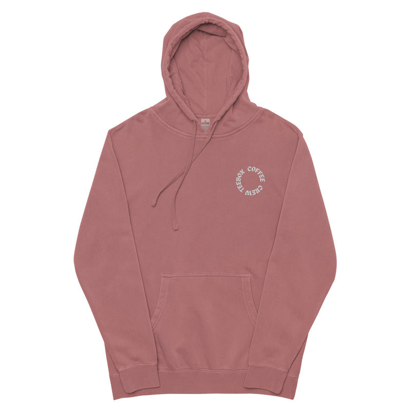 TeeBox Coffee Crew Premium Pigment-Dyed Hoodie