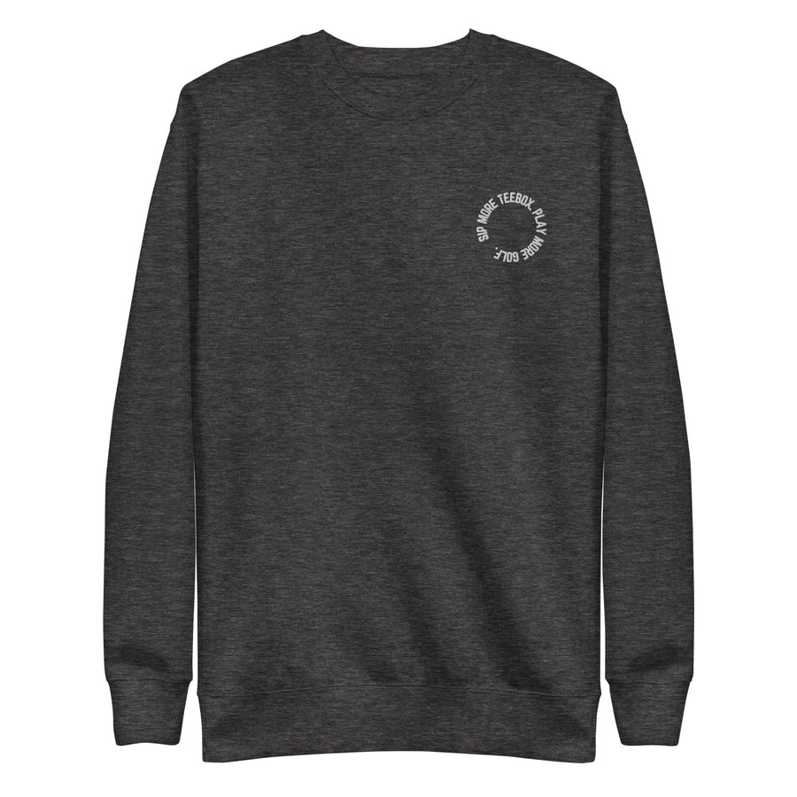 Unisex TeeBox Sip More TeeBox. Play More Golf. Premium Sweatshirt