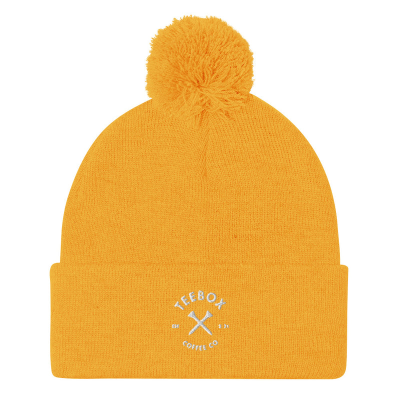 TeeBox Alt Badge Pom-Pom Beanie