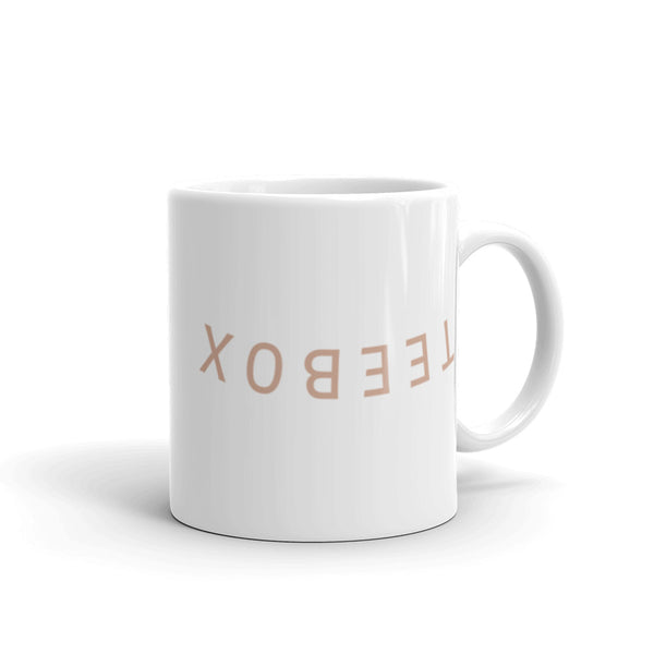 TeeBox Upside Down White Mug